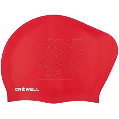 3. Silicone swimming cap Crowell Recycling Pearl red col.9