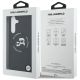8. Karl Lagerfeld Silicone Karl & Choupette Heads MagSafe Case for Samsung Galaxy S25 FE - Black