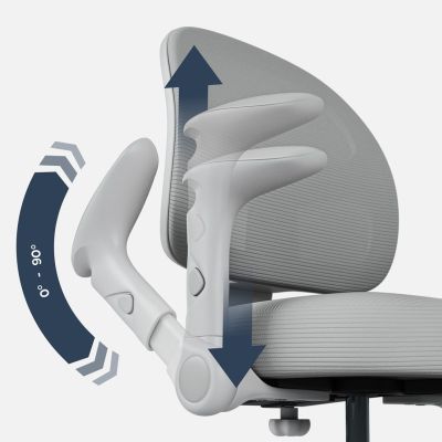 3. Junior 5.0 Gray Swivel Chair