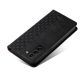 6. Magnet Strap Case Case for Samsung Galaxy S22 + (S22 Plus) Pouch Wallet + Mini Lanyard Pendant Black