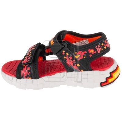 2. Skechers Mega-Splash 4K 402161L-BKRD Black 28