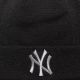 3. New Era Metallic Beanie New York Yankees Hat 60691271 Black One Size