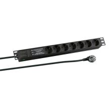 EFB Elektronik EK631DE.3 2 m power strip 7 x network sockets Indoor Black