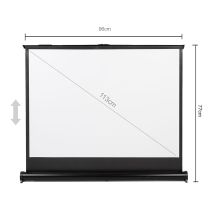 MACLEAN PORTABLE COMPACT DESK PROJECTION SCREEN, 45", 4:3 MC-961