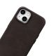 8. iCarer Oil Wax Premium Leather Case iPhone 14 Plus Magnetic Leather Case with MagSafe Brown (WMI14220703-BN)
