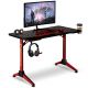 9. RGB Led NanoRS Gaming Desk, Black, Large, 100kg Max, Height 760mm, RS163