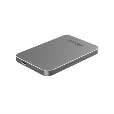 2. RealPower PB-5000 Mag Lithium Polymer (LiPo) 5000 mAh Wireless Charging Gray