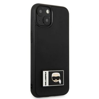 4. Karl Lagerfeld KLHCP13S3DKPK iPhone 13 mini 5,4 "black / black hardcase Ikonik Patch