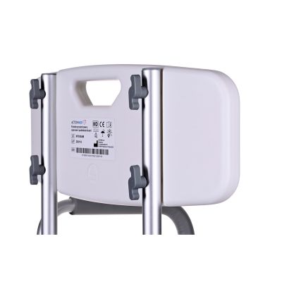 13. Shower chair with backrest and armrests