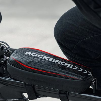 3. Rockbros B62 Bike Bag for Handlebar or Frame 2L - Black