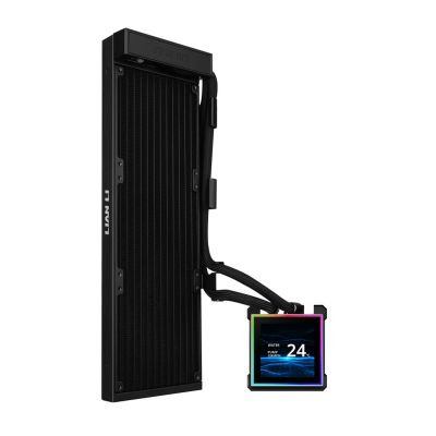 3. Lian Li HydroShift II LCD-S 360 Fanless Processor Liquid Cooling Kit Black 1 pc.