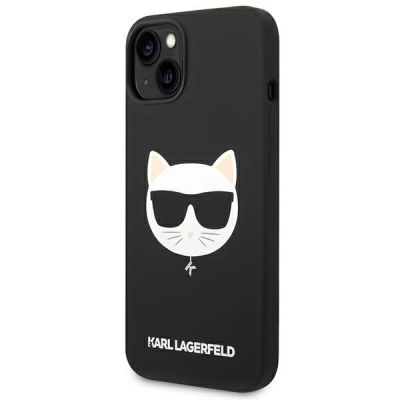 2. Karl Lagerfeld KLHMP14MSLCHBK iPhone 14 Plus 6.7 "hardcase black / black Silicone Choupette Head Magsafe