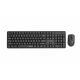 GEMBIRD WIRELESS KEYBOARD + MOUSE SET SILENT KEY PRO BUSINESS, BLACK, US LAYOUT