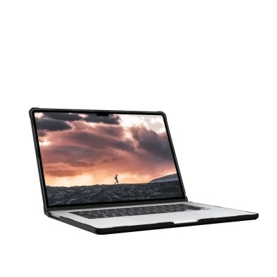 7. UAG Urban Armor Gear Plyo Case for Apple MacBook Air 15" (2023) - ice/schwarz (transparent)