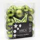 5. DECORATIVE PLASTIC BAUBLE SAFE 40 PCS GREEN MICA