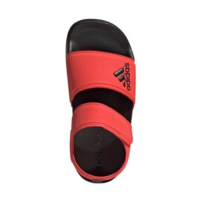 4. Adidas Adilette children's sandals red and black IH3633
