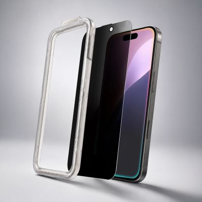 10. AmazingThing Titan Privacy FusionFilter 7 Privacy Tempered Glass for iPhone 17