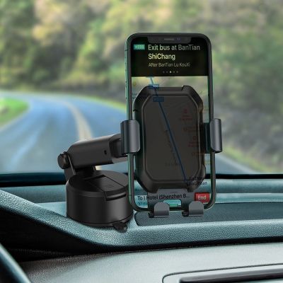 12. Baseus telescopic gravity car holder for the windshield black (SUYL-TK01)