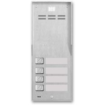 ACO FAM-P-4NPACC NT surface-mounted panel for 4 families, key-readable