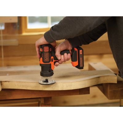 16. Black & Decker MT218K-QW Oscillating Multi-Tool Black, Orange 8500 OPM