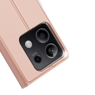 3. Dux Ducis Skin Pro case with flap and card slot for Xiaomi Redmi Note 13 5G - pink
