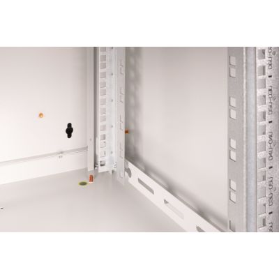 8. Wall-mounted cabinet 19" 7HE Digitus 420x600x600 mm, gray (RAL 7035)