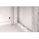 8. Wall-mounted cabinet 19" 7HE Digitus 420x600x600 mm, gray (RAL 7035)
