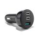 6. Joyroom 70W car charger with 3 ports: USB, 2 x USB C black (JR-CL26)