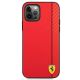 3. Ferrari FESAXHCP12LRE iPhone 12 Pro Max 6.7" red/red hardcase On Track Carbon Stripe
