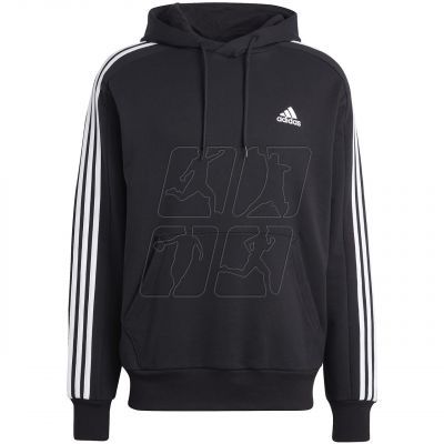 2. Adidas Essentials French Terry 3-Stripes Hoodie M IC0435
