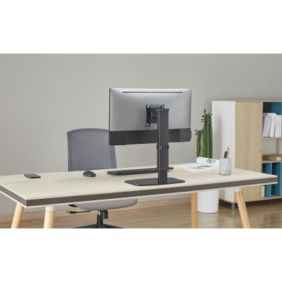 9. GEMBIRD HEIGHT ADJUSTABLE MONITOR STAND 17"-32", UP TO 8KG