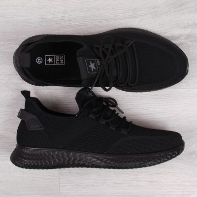 5. NEWS M EVE266A black textile sports shoes 
