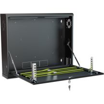 WALL-HUNG RACK CABINET CR19-2U-130-B STALFLEX