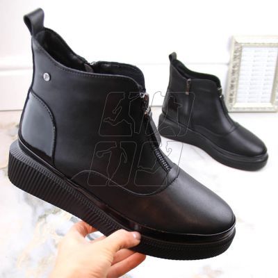 5. Leather insulated ankle boots with zipper Filippo W PAW483 black