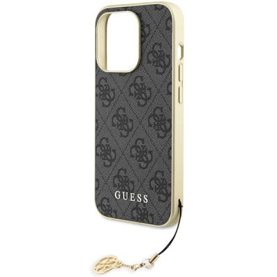 6. Guess GUHCP15LGF4GGR iPhone 15 Pro 6.1" gray/gray hardcase 4G Charms Collection