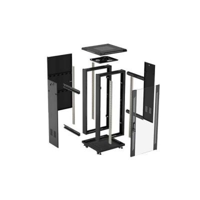 48. LANBERG FLOOR CABINET 19" 18U 600X600 BLACK