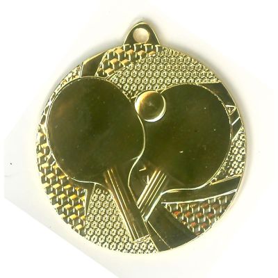 5. Gold medal - table tennis - steel medal