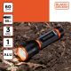 5. BLACK+DECKER Tactical Aluminium Flashlight, 1 W, 60 Lumens