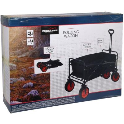 18. LARGE FOLDABLE TRAVEL AND BEACH STROLLER WITH HANDLE REDCLIFFS