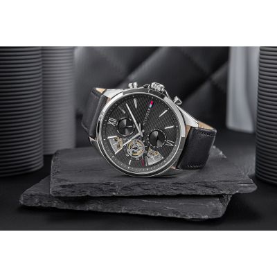 3. Tommy Hilfiger Baker Open Heart Men's Watch 1710644 + BOX