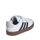 3. Adidas VL Court 3.0 Skateboarding Shoes for Kids White and Gray ID9157