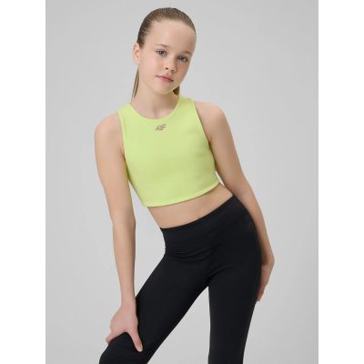 Girls' sports bra 4F 4FJRSS26USBAF285-45S