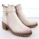 3. Women's beige insulated ankle boots Potocki Z25-SZ12690