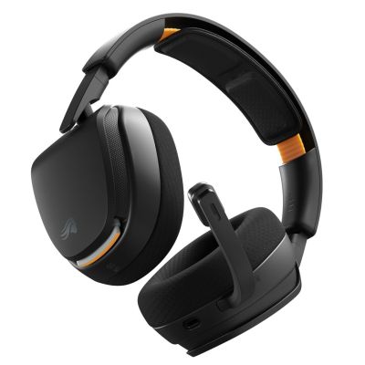 14. Glorious Gaming GHS Wireless InfinitePlay Headset Wireless Bluetooth Headband Charging Stand Black