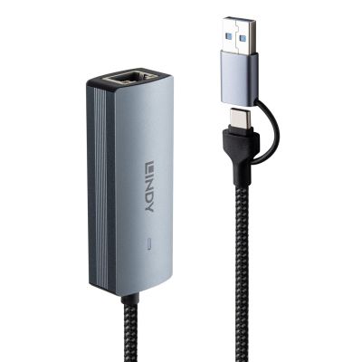 4. Lindy 43415 USB 3.2 Gen 2 (3.1 Gen 2) Type-C Hubs and Concentrators 5000 Mbit/s Gray