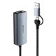 4. Lindy 43415 USB 3.2 Gen 2 (3.1 Gen 2) Type-C Hubs and Concentrators 5000 Mbit/s Gray
