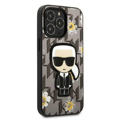 4. Karl Lagerfeld Flower Ikonik Karl case for iPhone 13 Pro / iPhone 13 - gray