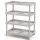 2. SHELVES SHOE RACK 4 LEVELS TASSY LIGHT BROWN PROSPERPLAST
