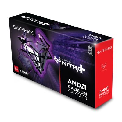 8. graphics card SAPPHIRE NITRO+ RX 9070 GAMING OC 16GB