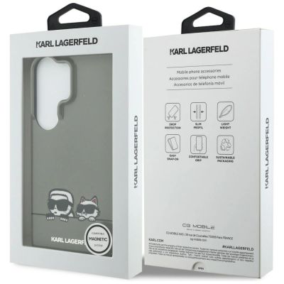 8. Karl Lagerfeld IML Peekaboo Karl&Choupette MagSafe Case for Samsung Galaxy S26 Ultra - Black
